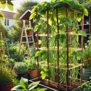 Growing Pole Beans in the Home Garden